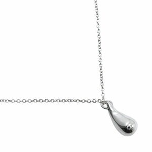 Tiffany Co Elsa Peretti Teardrop Necklace Sterling Silver